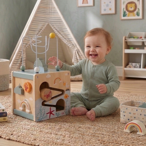 Cubo Multiactividad Sensorial: Océano